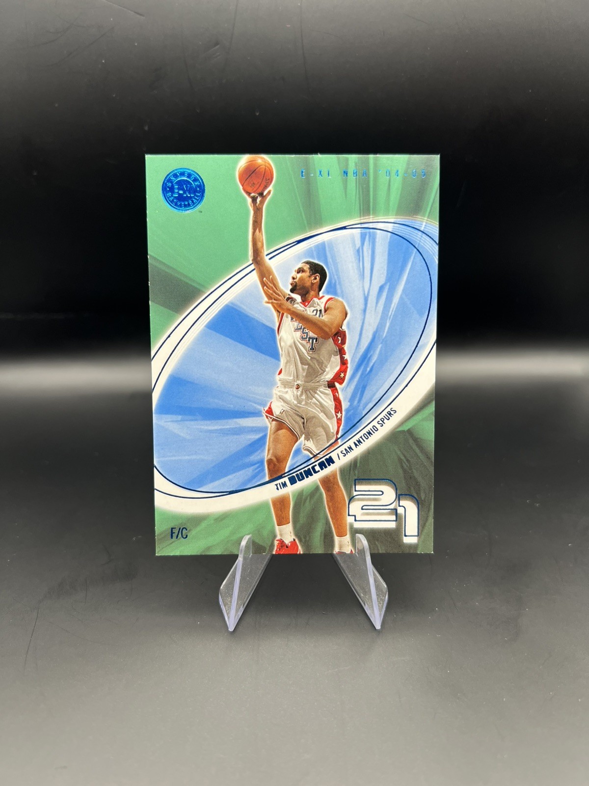 2004-05 Fleer Essential Credentials Now Tim Duncan Spurs 1st Print Uncirculated 2004-05 Fleer Essential Credentials Now Tim Duncan Spurs 1st Print Uncirculated