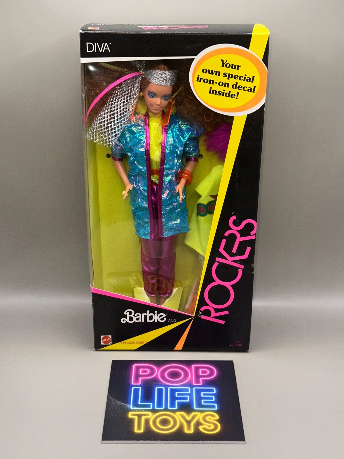 Vintage 1985 Mattel Barbie & The Rockers Wave 1 “Diva” #2427 *NRFB*