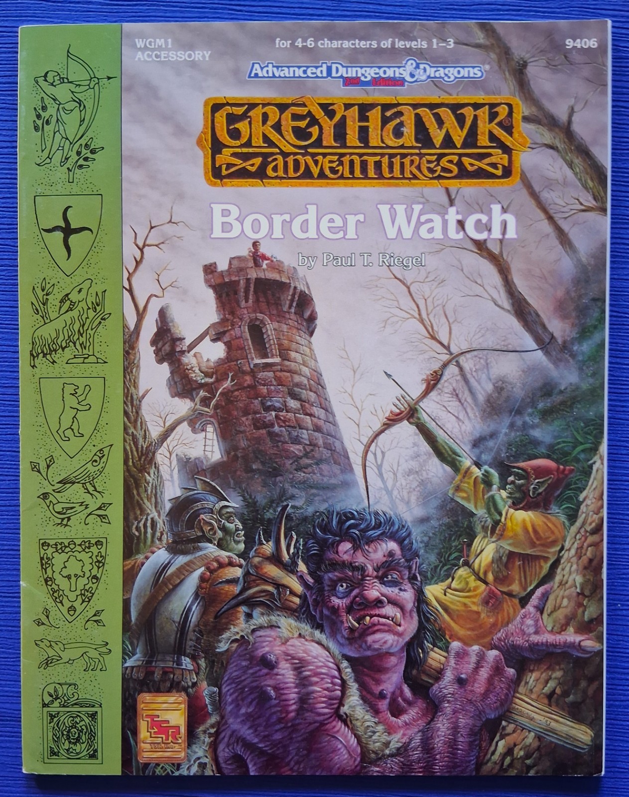 Border Watch AD&D Greyhawk Adventure WGM1 Paul T Riegel 1993 TSR Inc USA