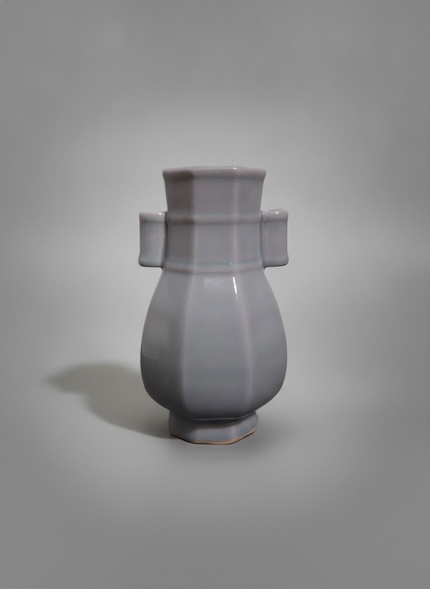 Vintage Chinese Celadon Glaze Octagonal Vintage Chinese Celadon Glaze Octagonal