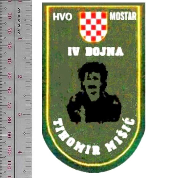 Croatian Defence HVO IV Batallion Commander Tihomir Miscic 1992 Bosnia NO TARIFF