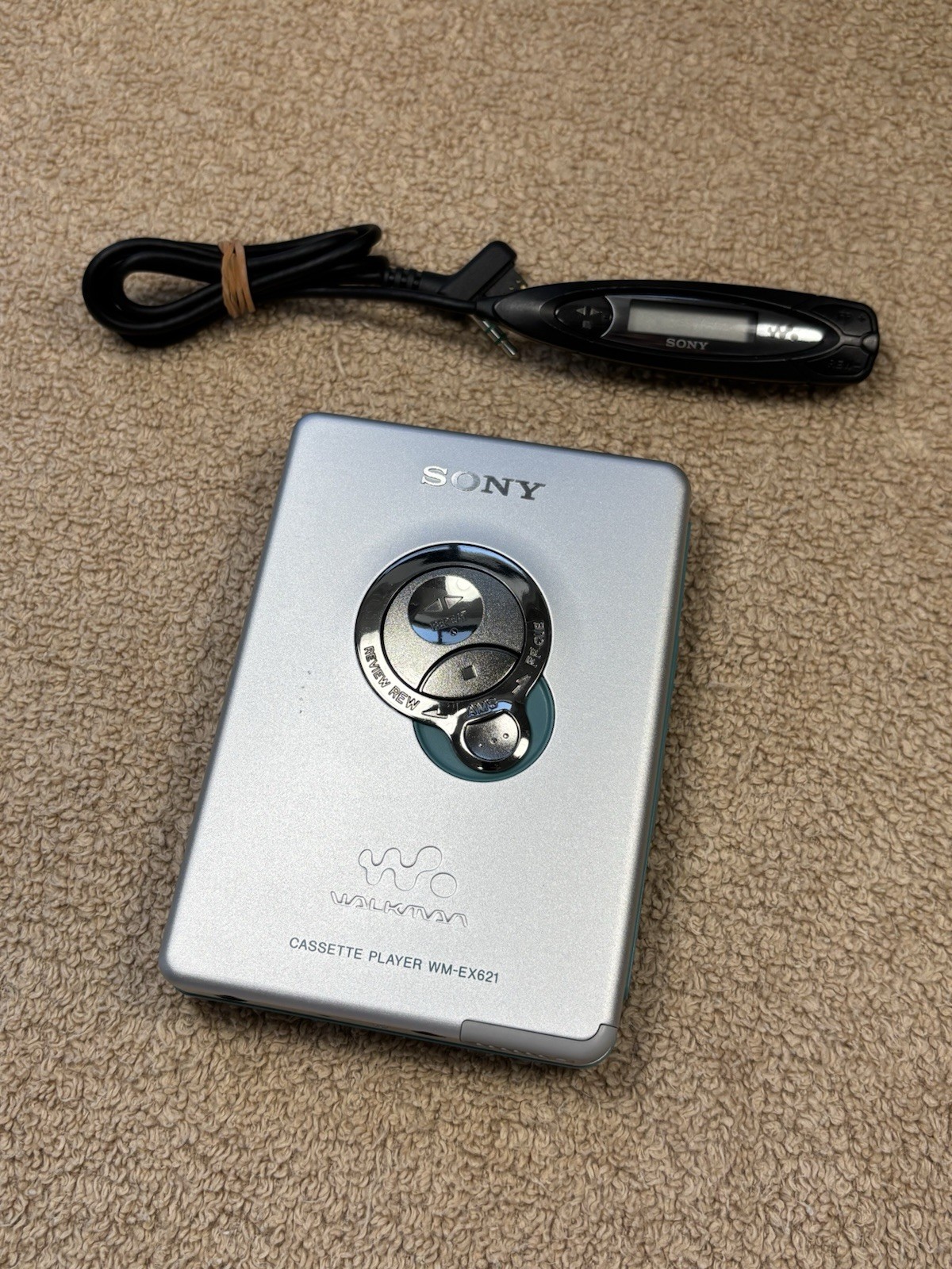No Import Fees SONY WM-EX621  Fully Working Cassette Player Walkman New Belt