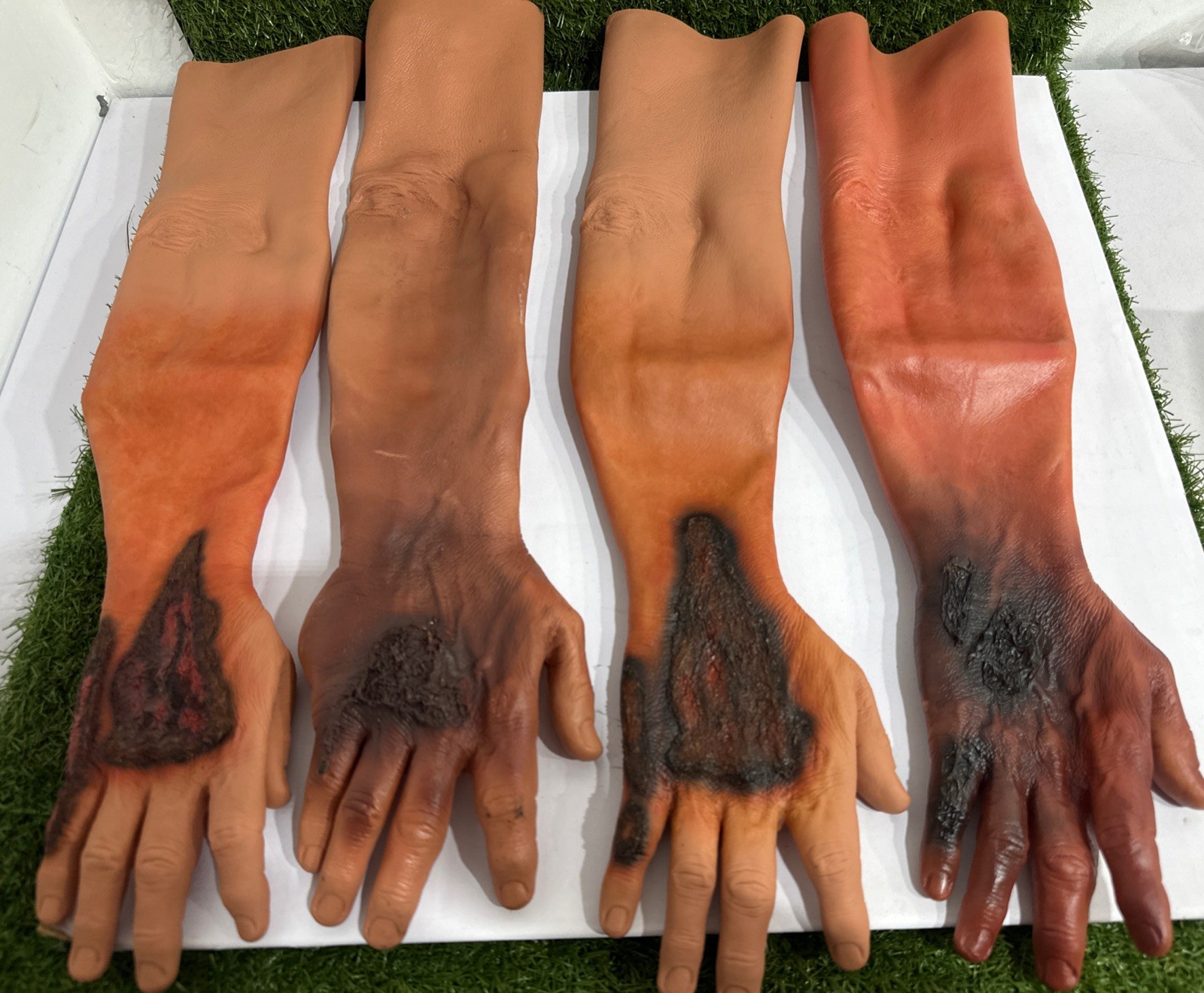 Laerdal Medical Advanced Trauma Module Skin Right Arm With Burn Lot Of 4 Laerdal Medical Advanced Trauma Module Skin Right Arm With Burn Lot Of 4