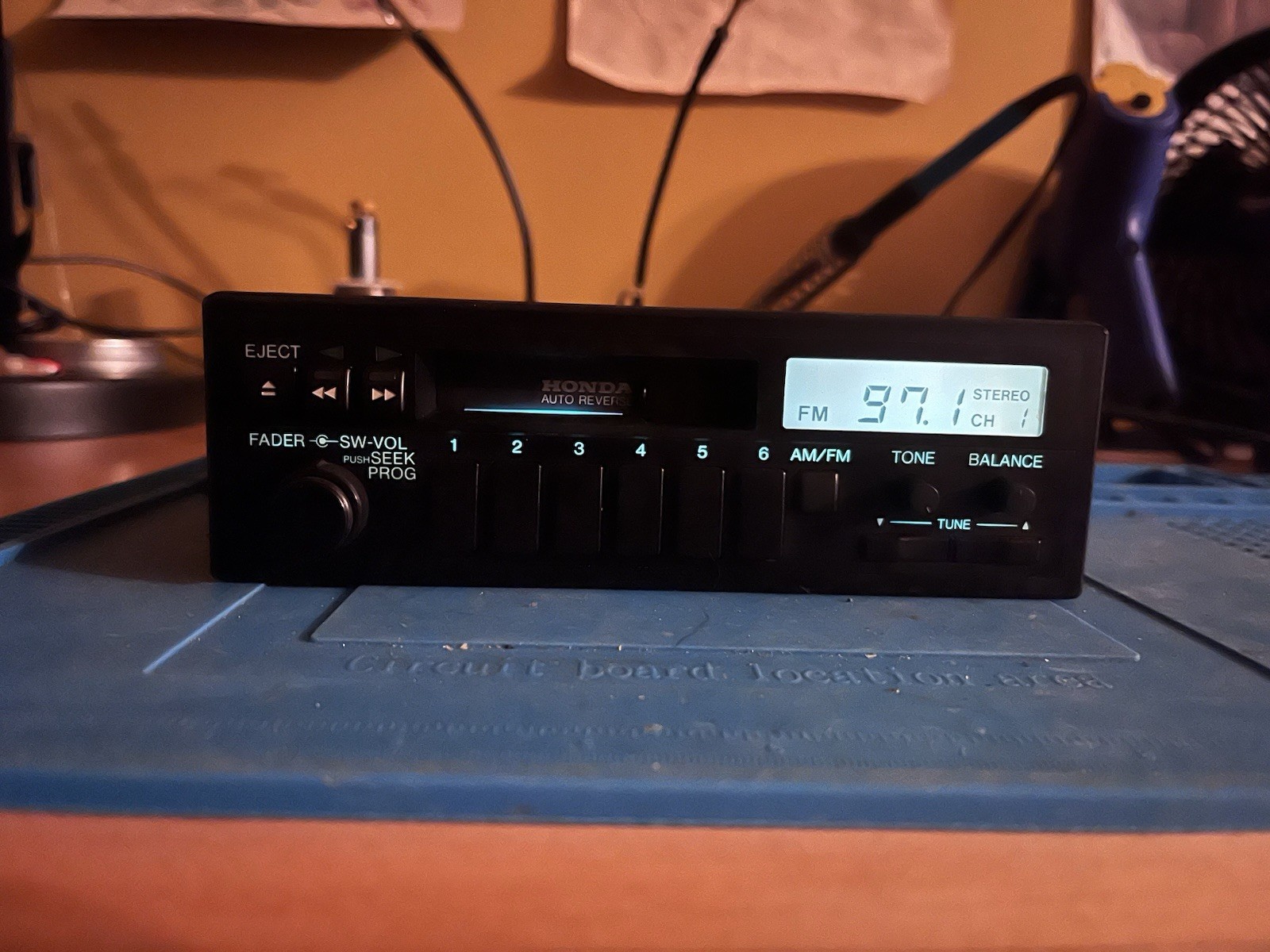 1988-1991 Honda Civic Crx Radio Cassette OEM JDM EF Access Rare 1988-1991 Honda Civic Crx Radio Cassette OEM JDM EF Access Rare