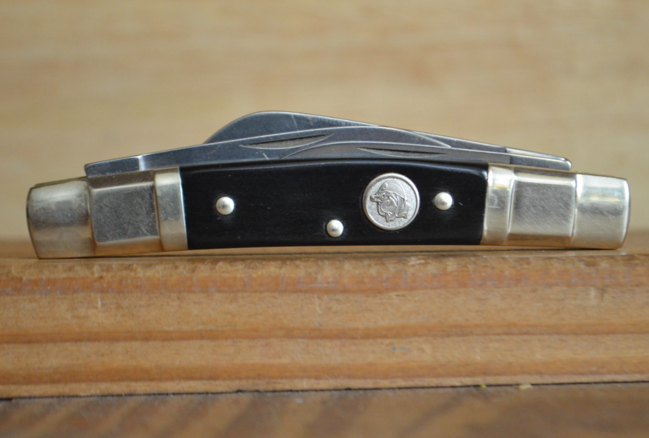 Vintage Sargent Congress 4 Blade Pocket Knife Black Bone Handle Solingen Germany Vintage Sargent Congress 4 Blade Pocket Knife Black Bone Handle Solingen Germany