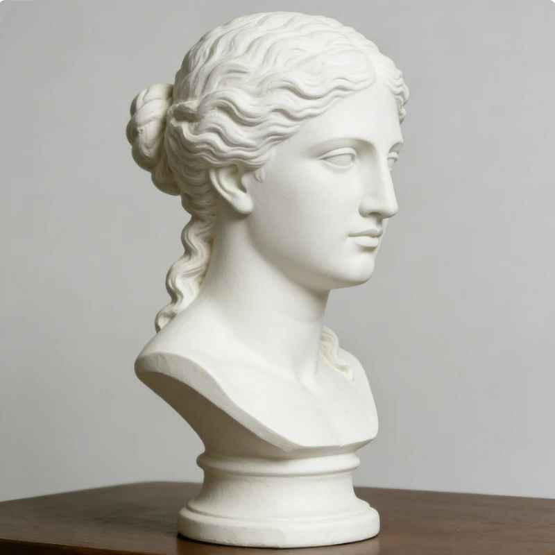 Aphrodite bust statue plastic greek goddess classical sculpture home decor