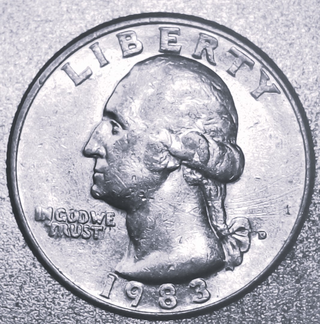US 1983 D George Washington Quarter Circulated Ungraded Denver Mint