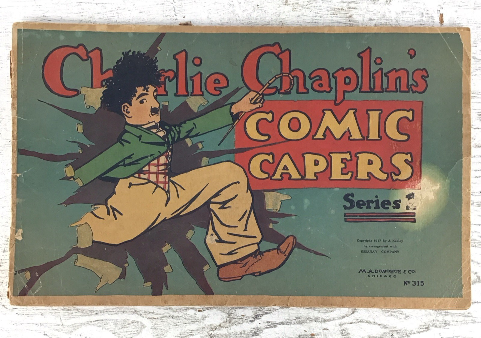 Vintage 1917 Charlie Chaplin's Comic Capers Series 1 Issue 315 Softcover Vintage 1917 Charlie Chaplin's Comic Capers Series 1 Issue 315 Softcover