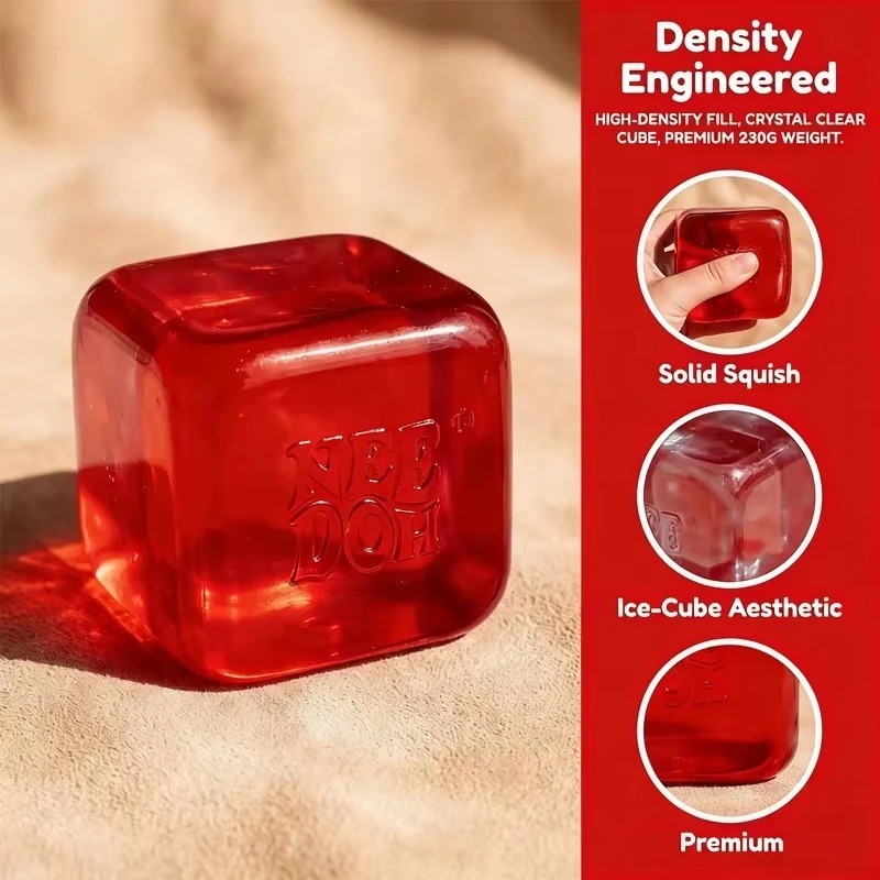 NeeDoh Nice Cube Squishy Stress Relief Sensory Fidget Toy Soft Squeeze Cube NeeDoh Nice Cube Squishy Stress Relief Sensory Fidget Toy Soft Squeeze Cube