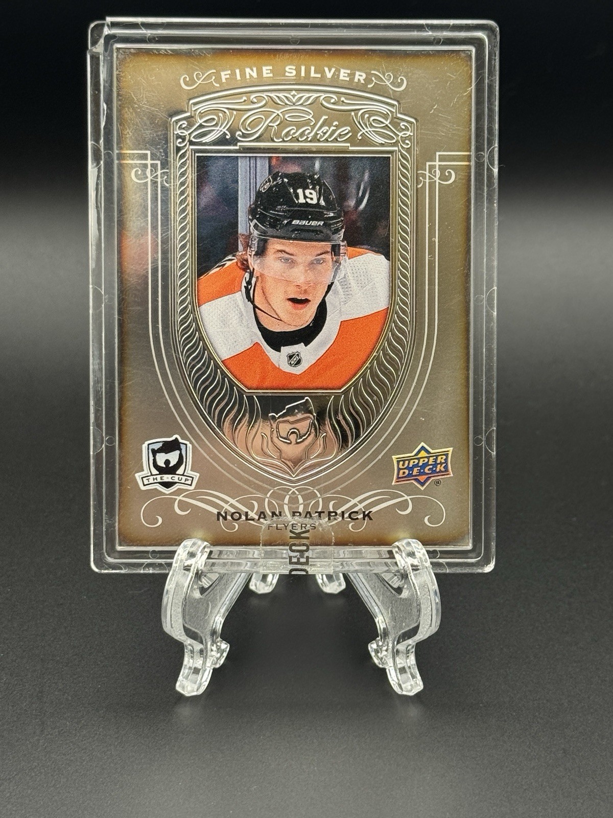 2017-18 Upper Deck The Cup - Fine Silver Rookies Nolan Patrick #R-NP (RC) 2017-18 Upper Deck The Cup - Fine Silver Rookies Nolan Patrick #R-NP (RC)