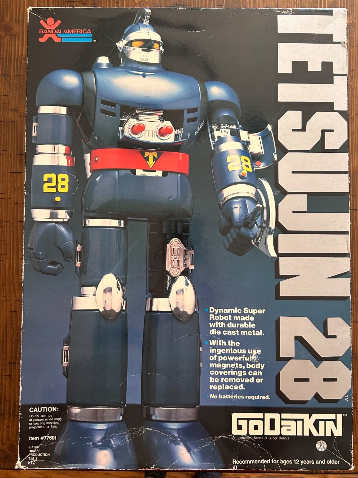 COMPLETE Vintage GoDaiKin TETSUJIN 28 POPY BANDAI JAPAN Robot