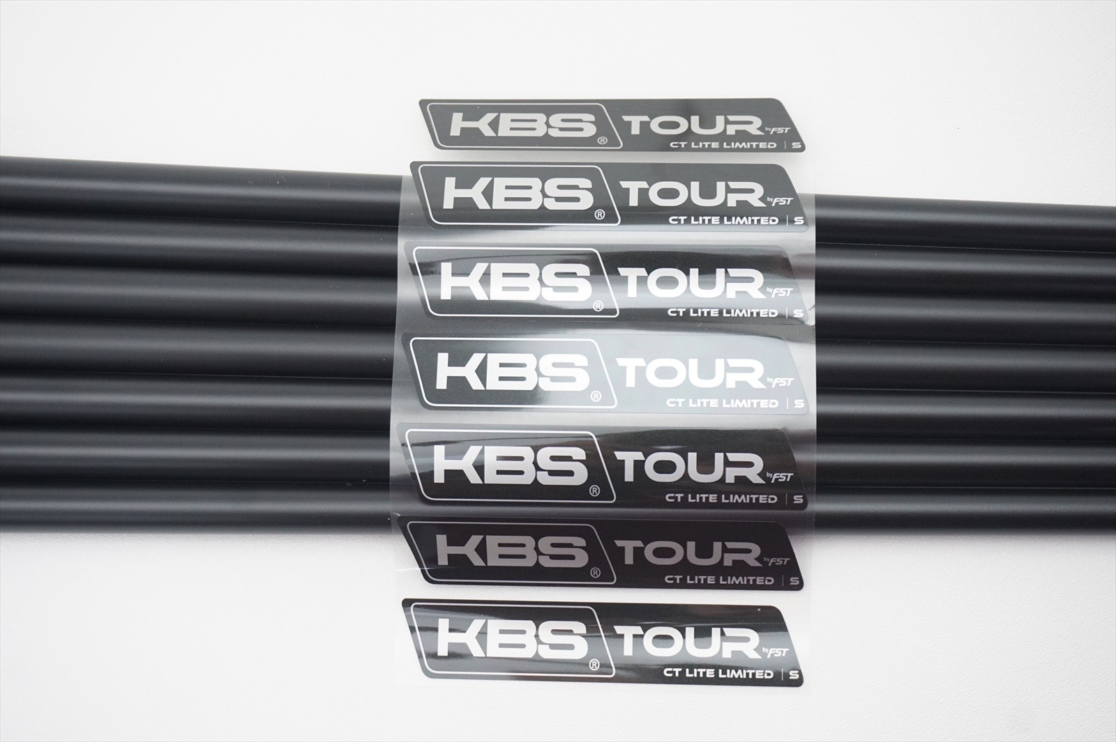 Uncut KBS Tour C-Taper Lite Black LIMITED 110 STIFF 4-PW Iron Shaft Set PULLS