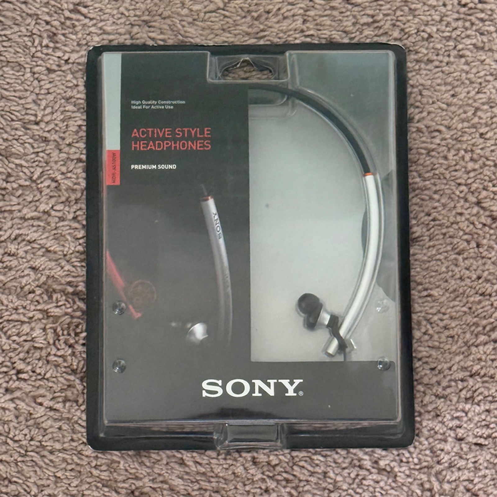 Sony MDR-AS100W Active Style Sports Headphones Vintage 2008 NEW SEALED NOS