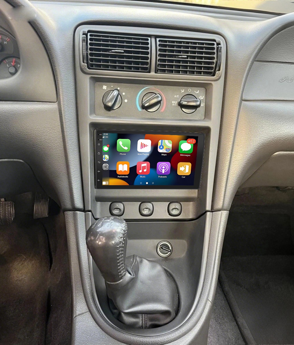 For 2001-2004 Ford Mustang Apple Carplay Car Stereo Radio Android 15 Navi GPS BT