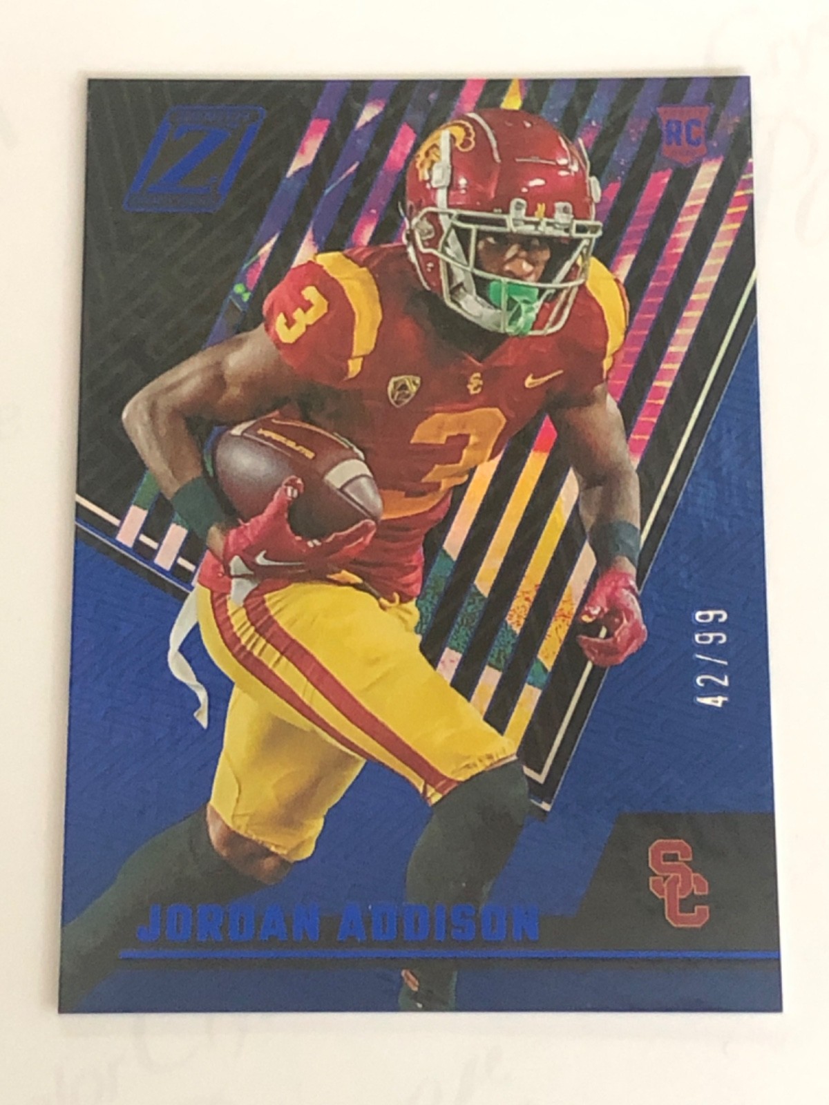 2023 Panini Chronicles Draft Picks - Zenith Jordan Addison #9 Blue /99 (RC) 2023 Panini Chronicles Draft Picks - Zenith Jordan Addison #9 Blue /99 (RC)