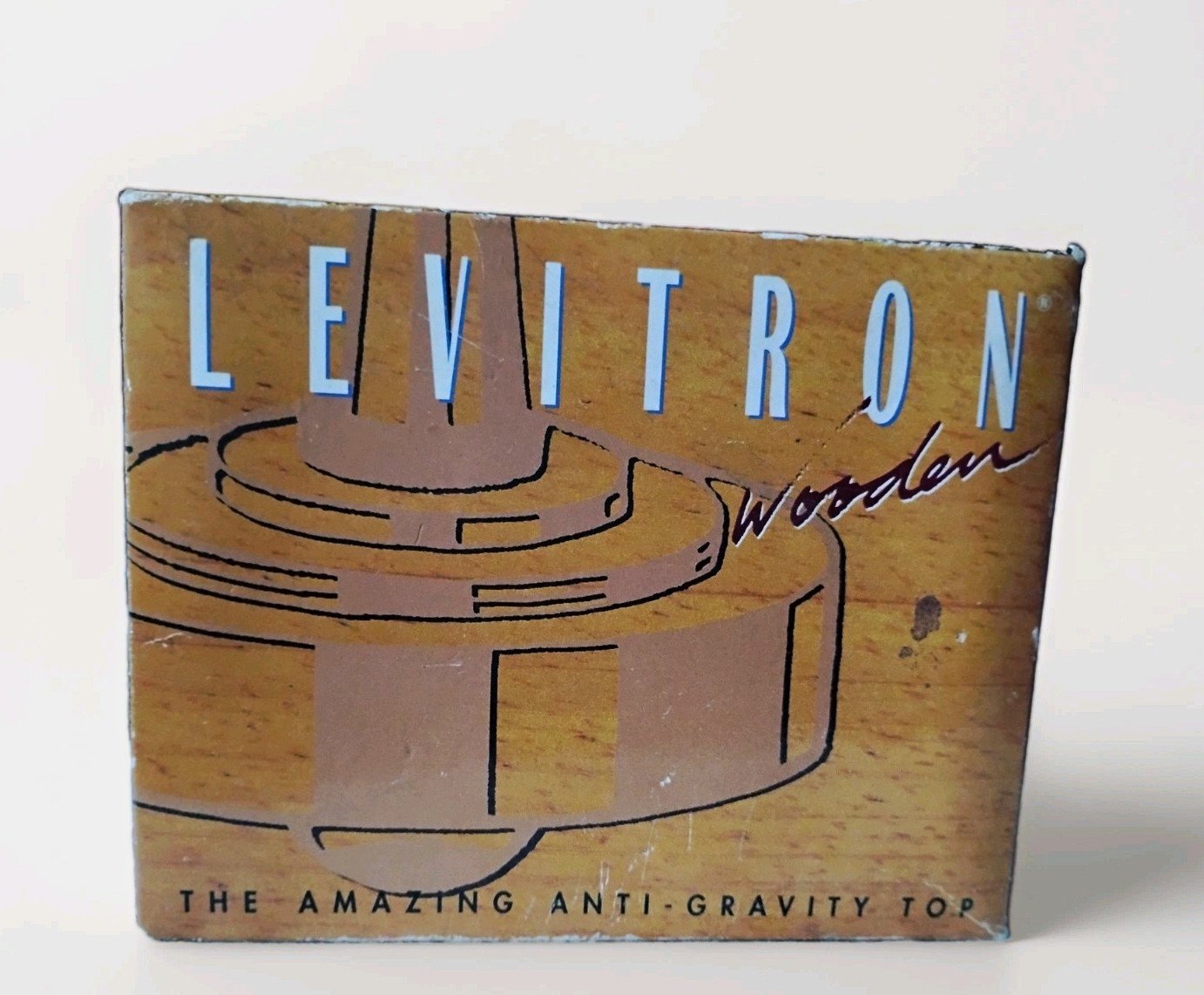 Levitron Wooden Anti-Gravity Spinning Top Set w/ Box & Manual, Vintage 1978 Levitron Wooden Anti-Gravity Spinning Top Set w/ Box & Manual, Vintage 1978