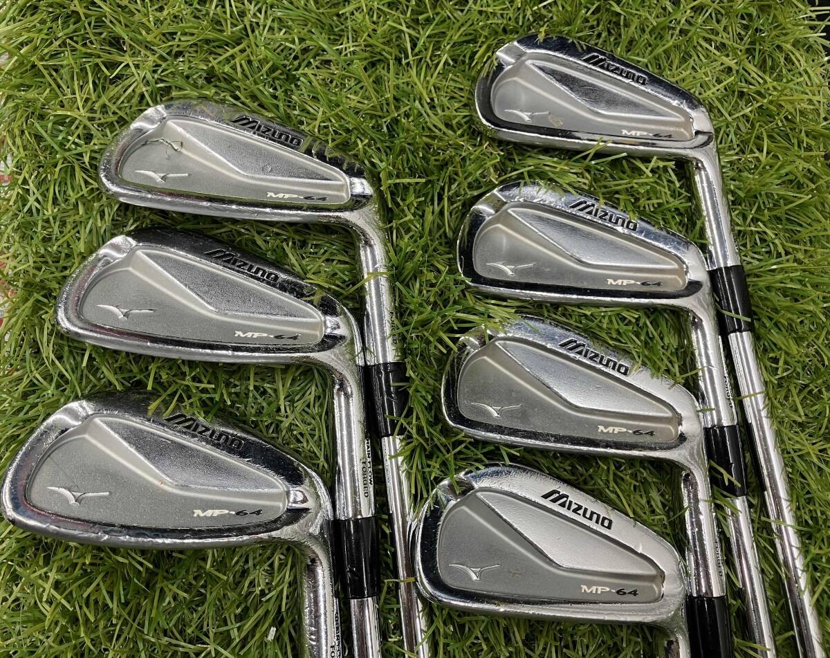 Mizuno MP-64 Iron Set 7pcs 4-9,P Dynamic Gold Flex S200 Mizuno MP-64 Iron Set 7pcs 4-9,P Dynamic Gold Flex S200