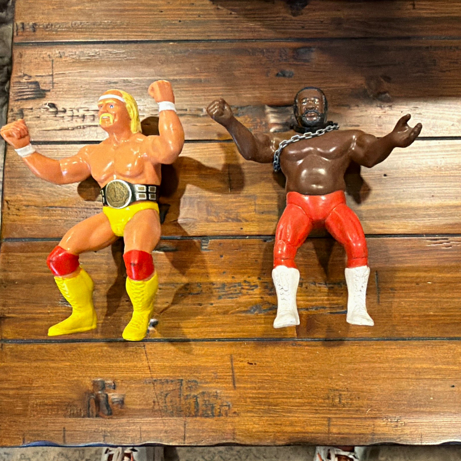 Hulk Hogan Mixed Lot Wrestling Action Figures 2-Pack Plastic No Packaging Hulk Hogan Mixed Lot Wrestling Action Figures 2-Pack Plastic No Packaging