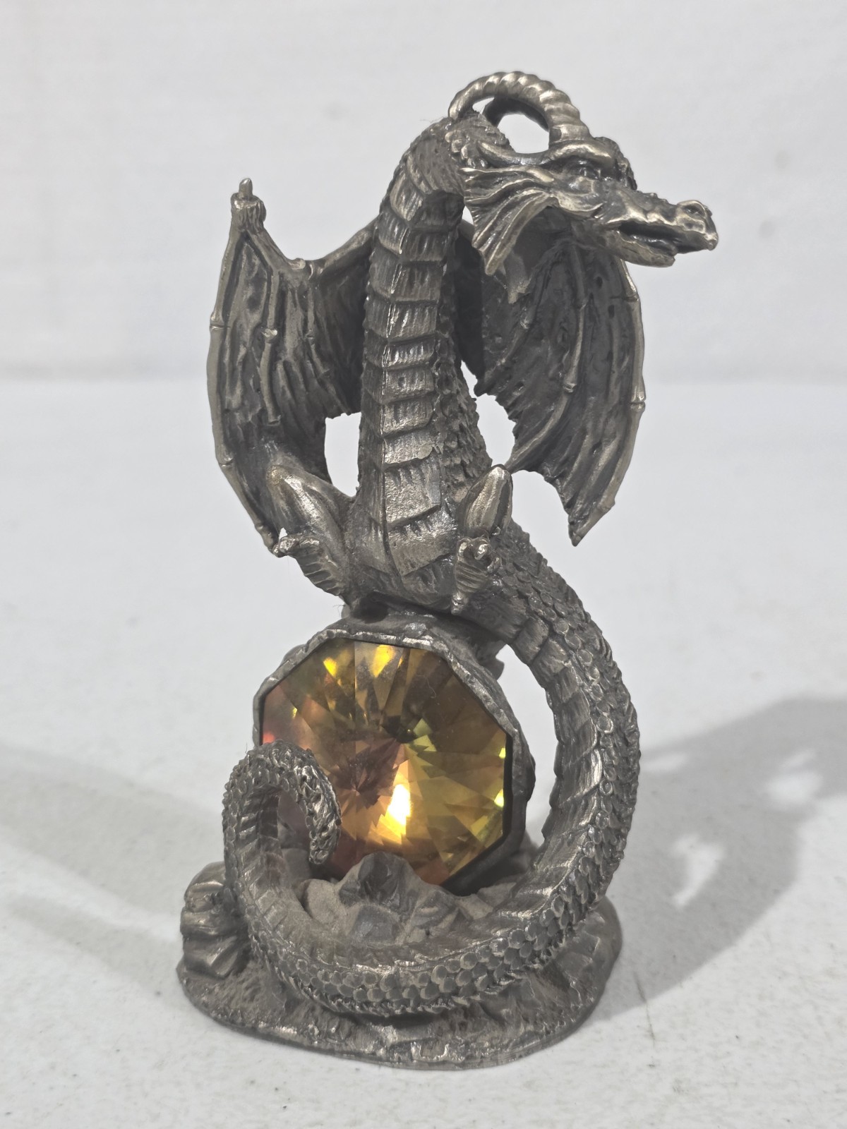 The Guardian of the Crystal Myth and Magic Tudor Mint Pewter 6-1/2 The Guardian of the Crystal Myth and Magic Tudor Mint Pewter 6-1/2