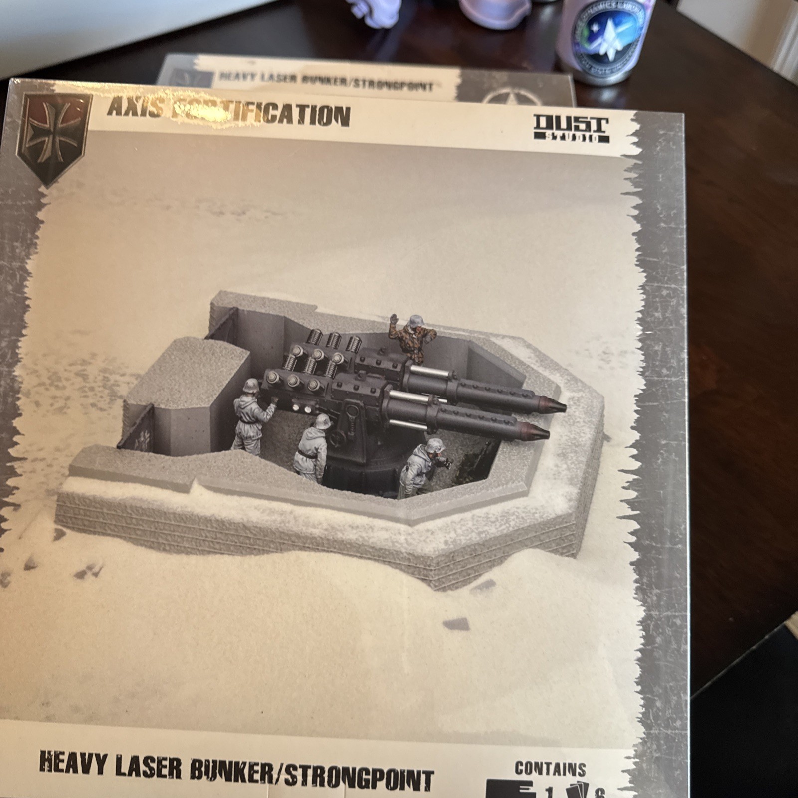 Dust Tactics 1:48 Axis Primed Bunker/Strongpoint - Heavy Laser SW (New) Dust Tactics 1:48 Axis Primed Bunker/Strongpoint - Heavy Laser SW (New)