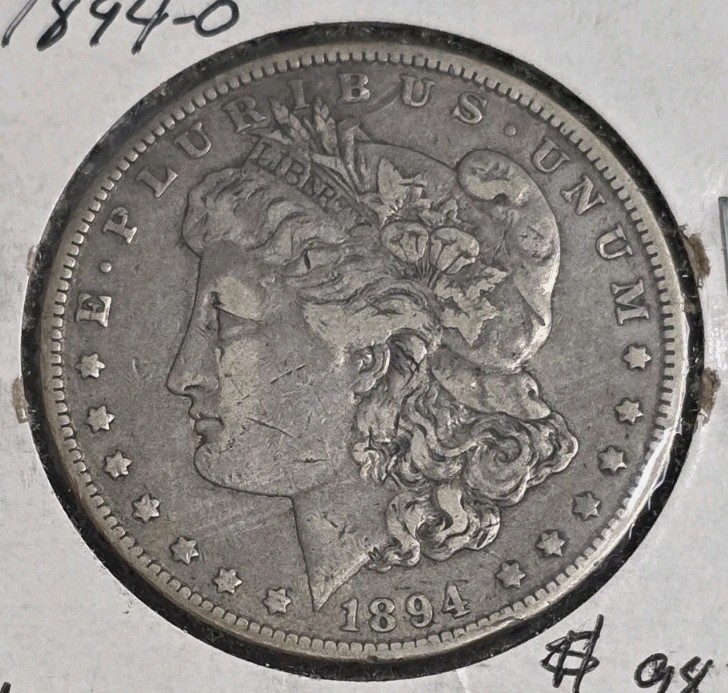 1894 O Morgan Silver Dollar Better Back Date Lower Mintage F-VF Condition 🔥 1894 O Morgan Silver Dollar Better Back Date Lower Mintage F-VF Condition 🔥