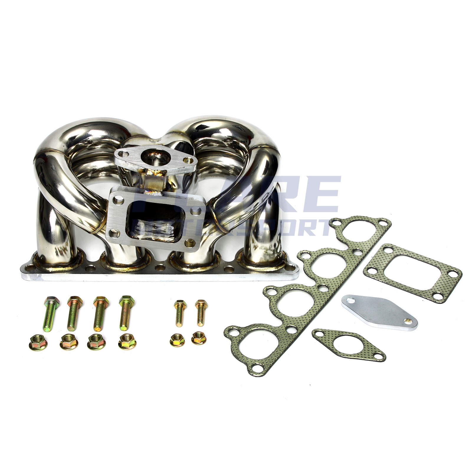 For 88‑00 Honda Civic CRX Del Sol D15 D16 SOHC T3 38mm WG Turbo Manifold For 88‑00 Honda Civic CRX Del Sol D15 D16 SOHC T3 38mm WG Turbo Manifold
