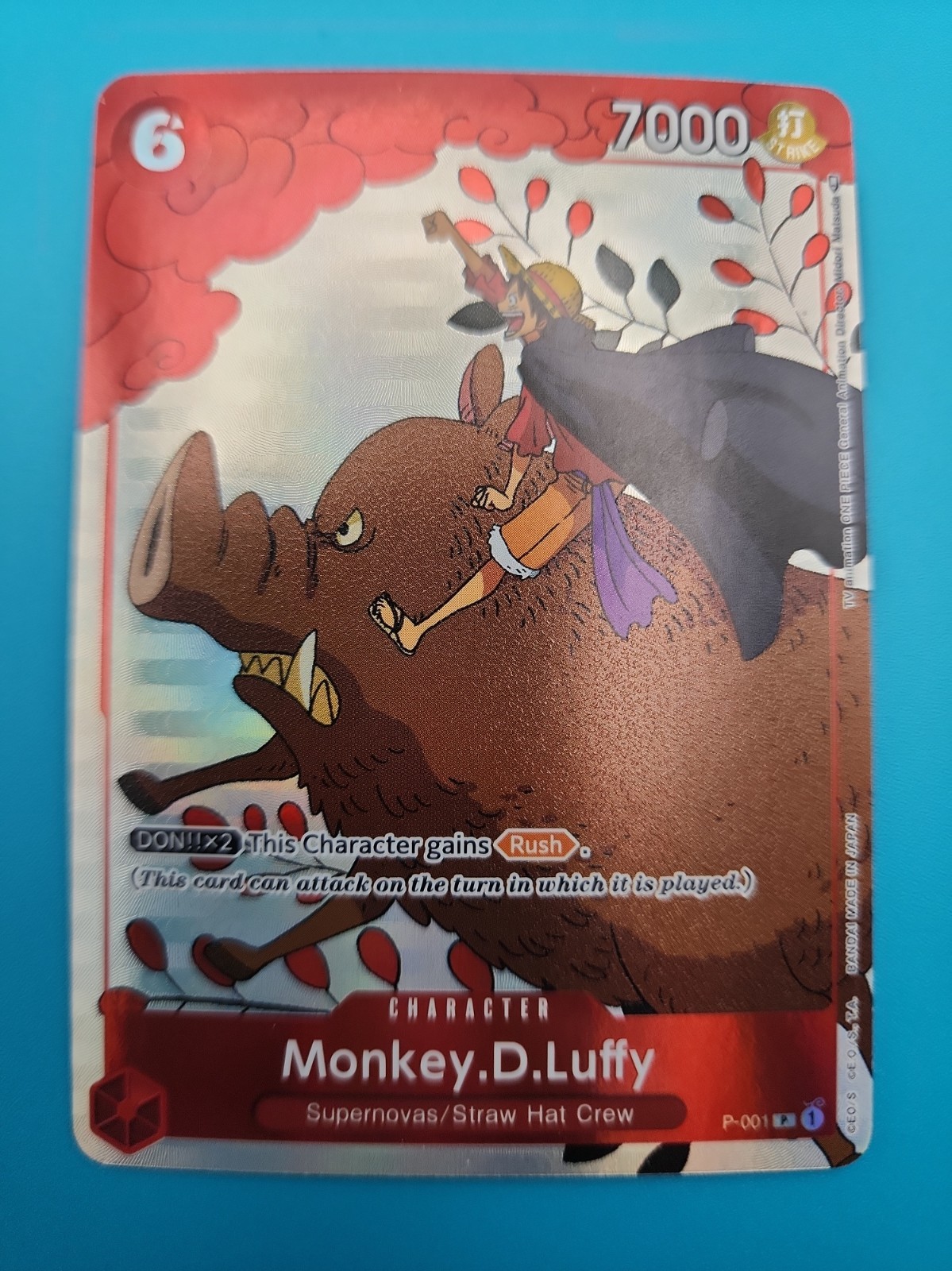 Monkey.D.Luffy (Gift Collection 2023) P-001 One Piece Promotion Cards Foil Monkey.D.Luffy (Gift Collection 2023) P-001 One Piece Promotion Cards Foil