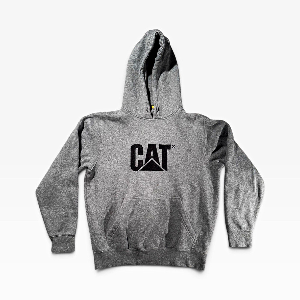 Caterpillar Men\'s Trademark Hooded Grey 