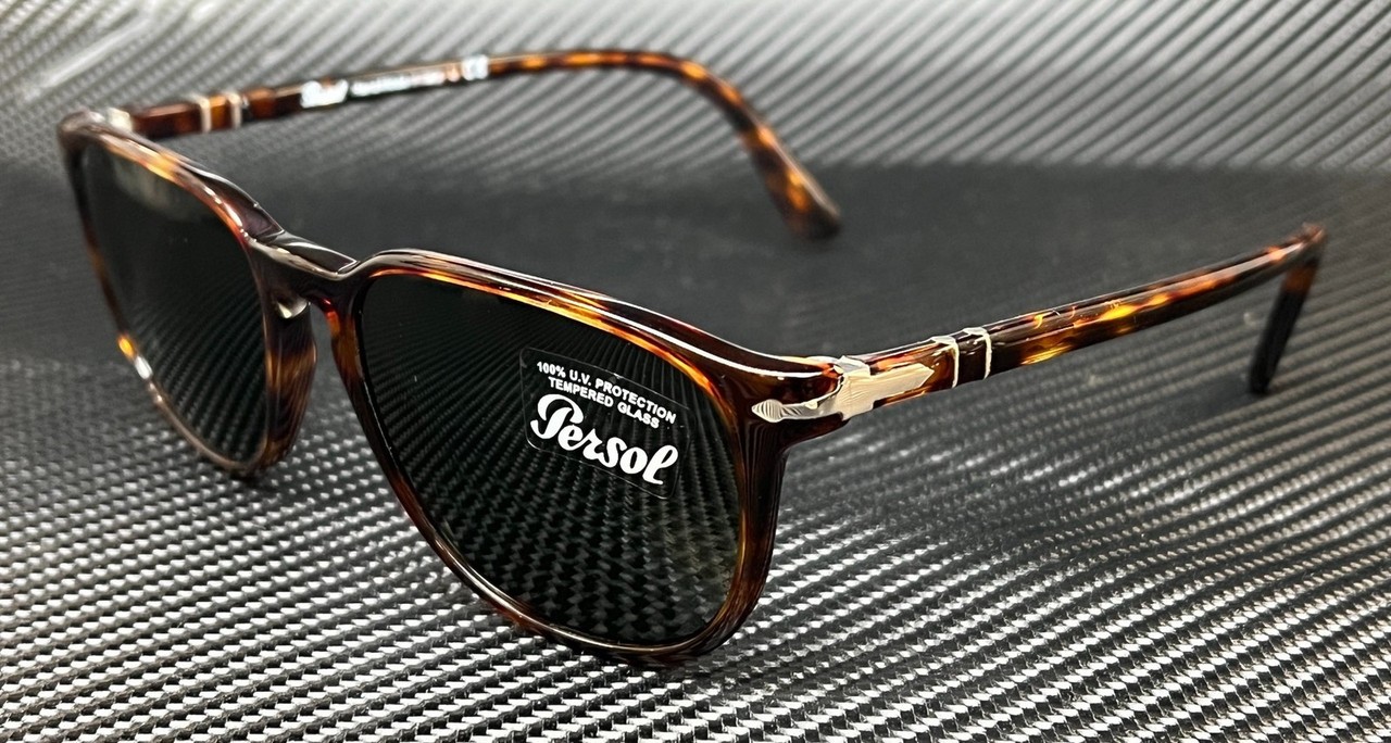 PERSOL PO3019S 24 31 Havana Square Men\'s 55 mm Sunglasses