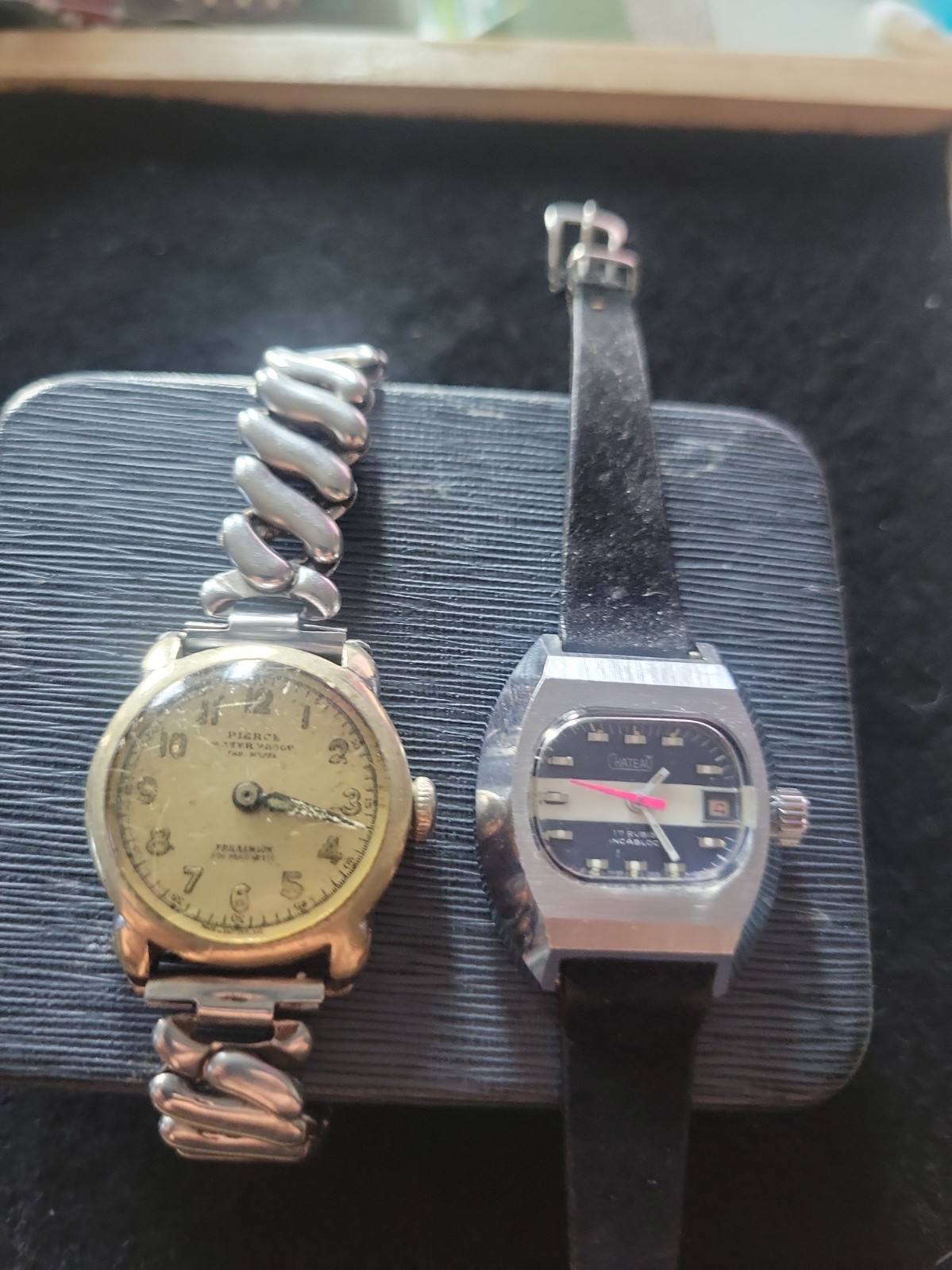 Vintage Watch Bundle (2) - Pierce Parashock & Chateau 17 Rub