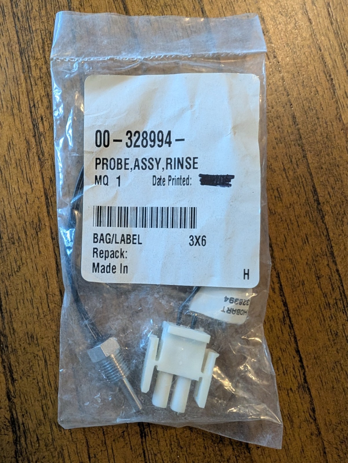 Hobart 00-328994 Rinse Probe Assembly Hobart 00-328994 Rinse Probe Assembly