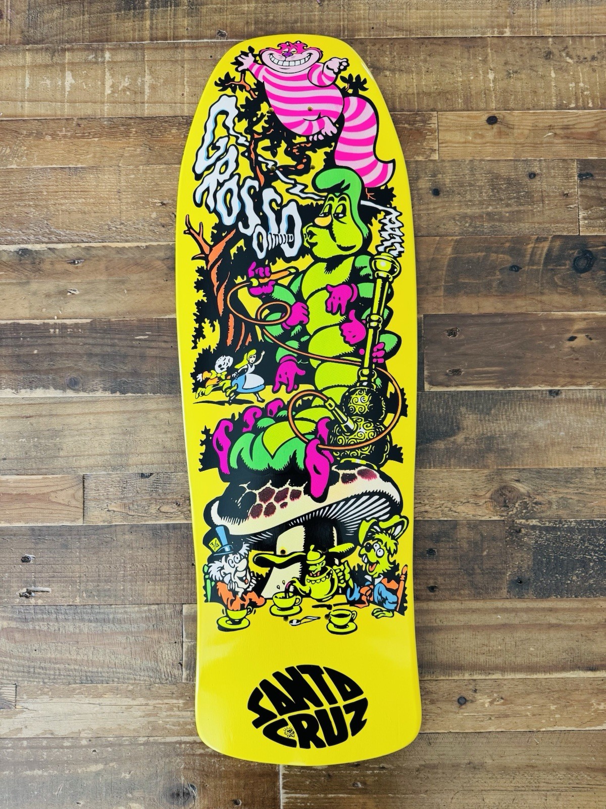 Santa Cruz Jeff Grosso Alice in Wonderland Reissue Reproduction Skateboard Deck Santa Cruz Jeff Grosso Alice in Wonderland Reissue Reproduction Skateboard Deck