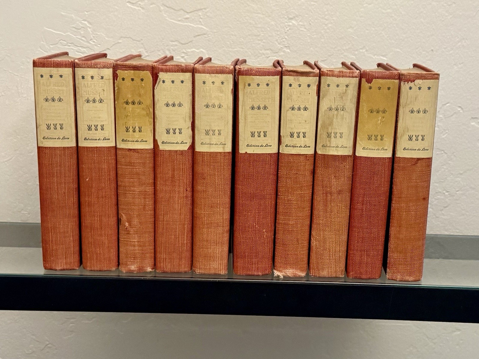 The Complete Writings of Alfred De Musset in 10 Volumes 1907 HC / Decor The Complete Writings of Alfred De Musset in 10 Volumes 1907 HC / Decor