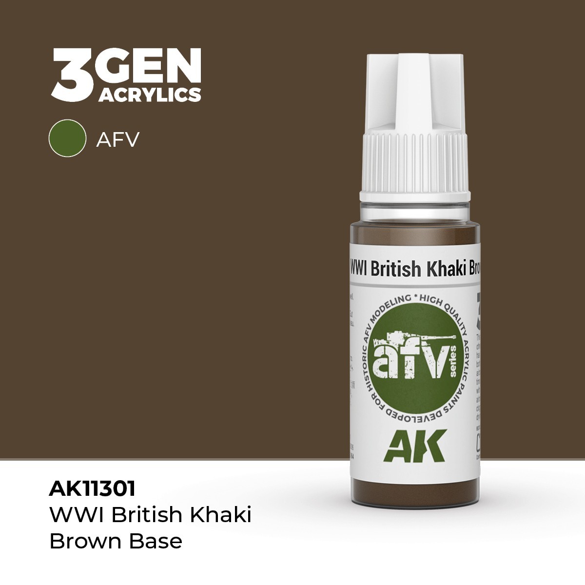 AK Interactive 3Gen AFV Figure Air Series Full Range Acrylic Paint 17ml
