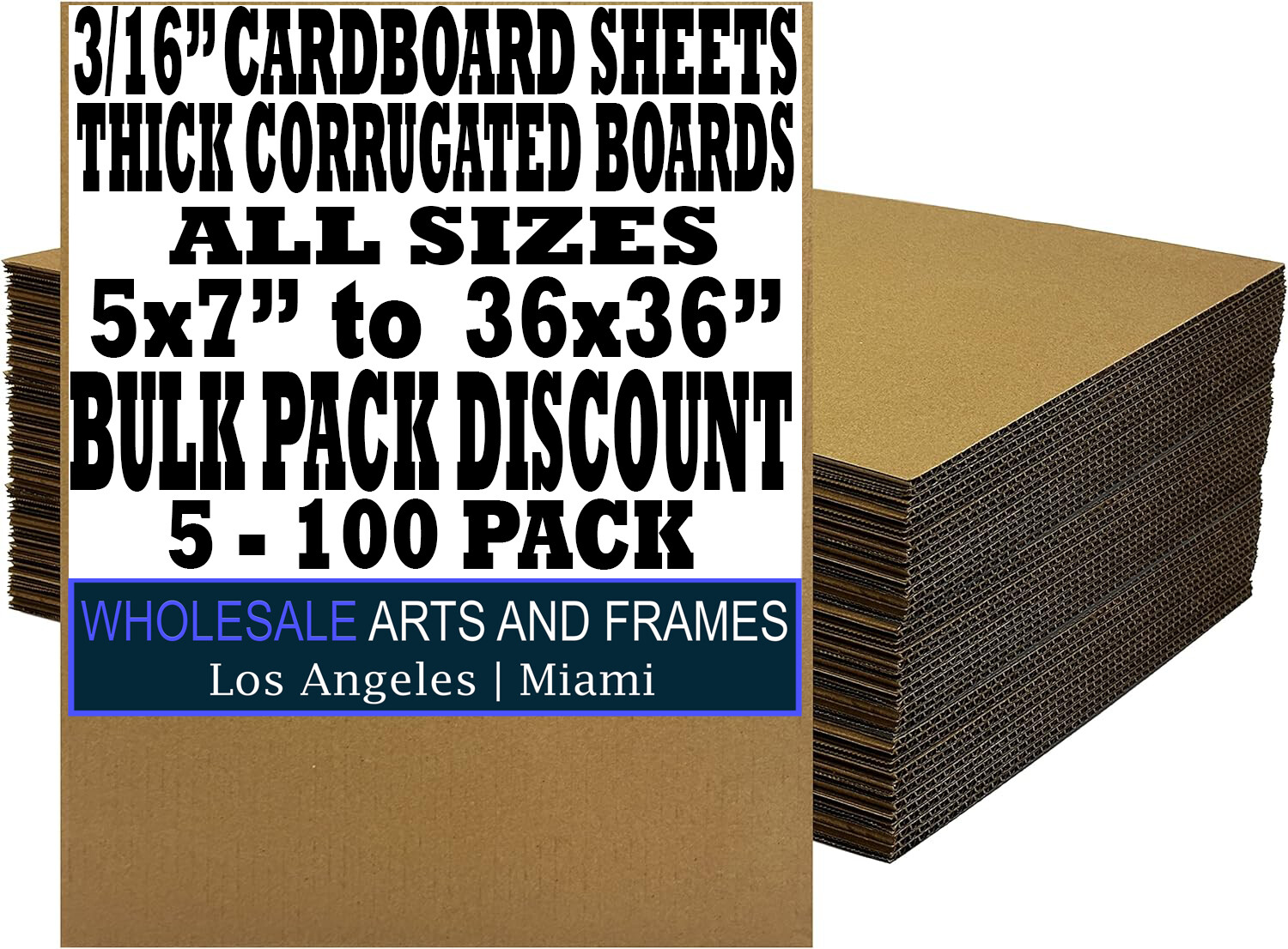 Corrugated Cardboard Sheets 4mm - 3/16 Corrugated Cardboard Sheets 4mm - 3/16