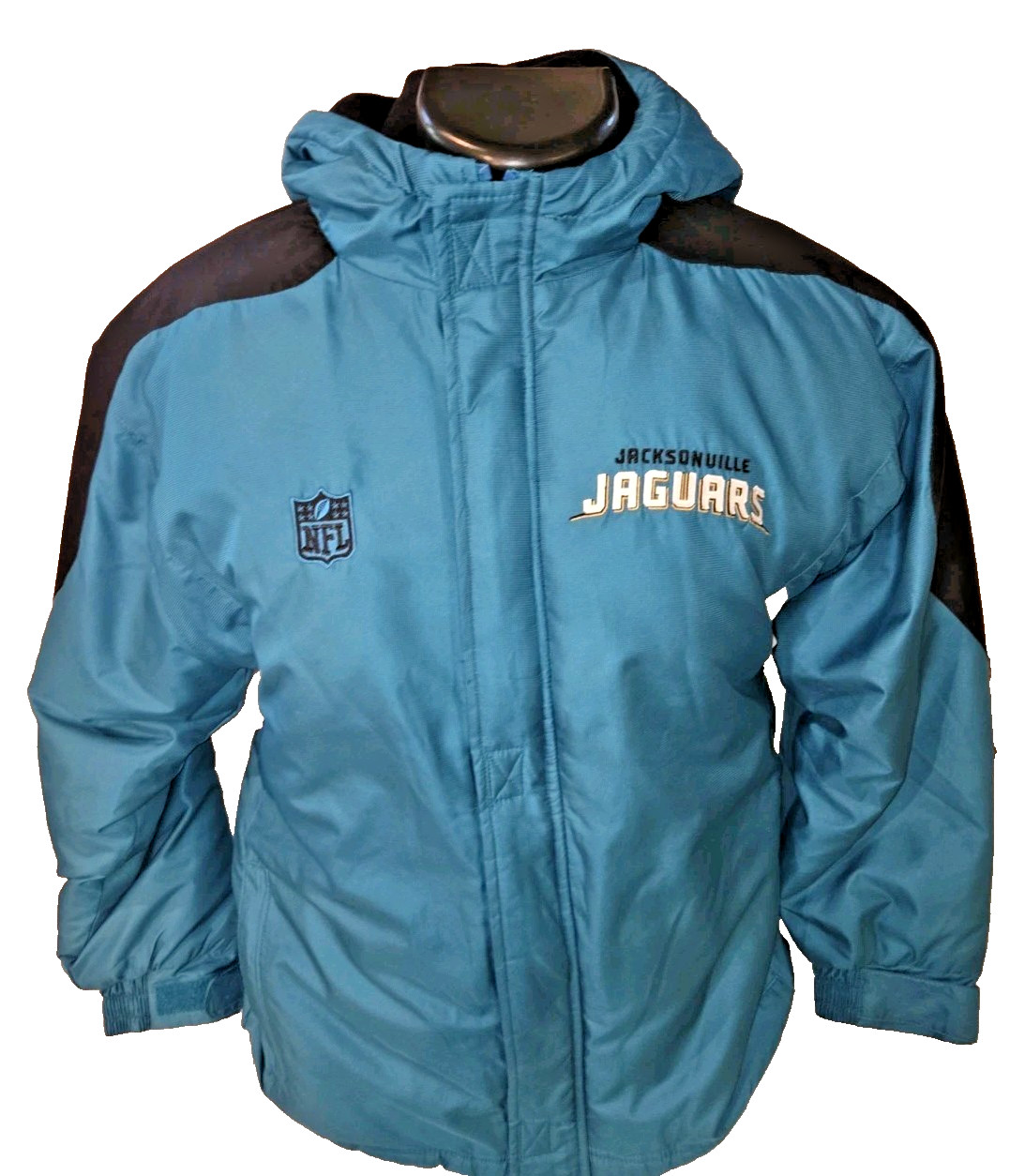 Vintage Jacksonville Jaguars OLD LOGO Puffer Jacket Coat Youth L 14/16 NFL Vintage Jacksonville Jaguars OLD LOGO Puffer Jacket Coat Youth L 14/16 NFL