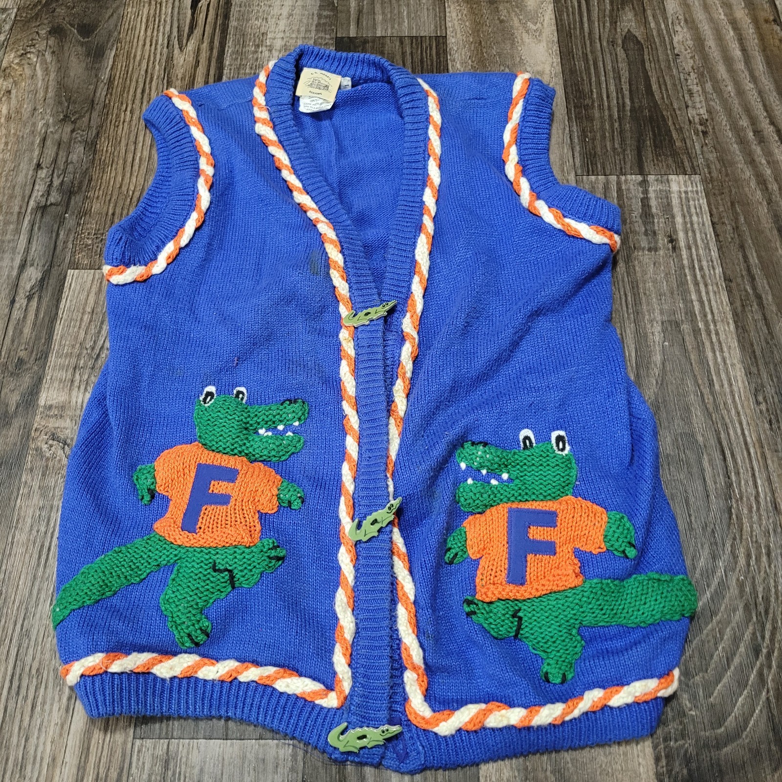 VTG S.G. Morris Vest Florida Gators Sz 1 100% Cotton Women\'s Sleeveless VTG S.G. Morris Vest Florida Gators Sz 1 100% Cotton Women\'s Sleeveless