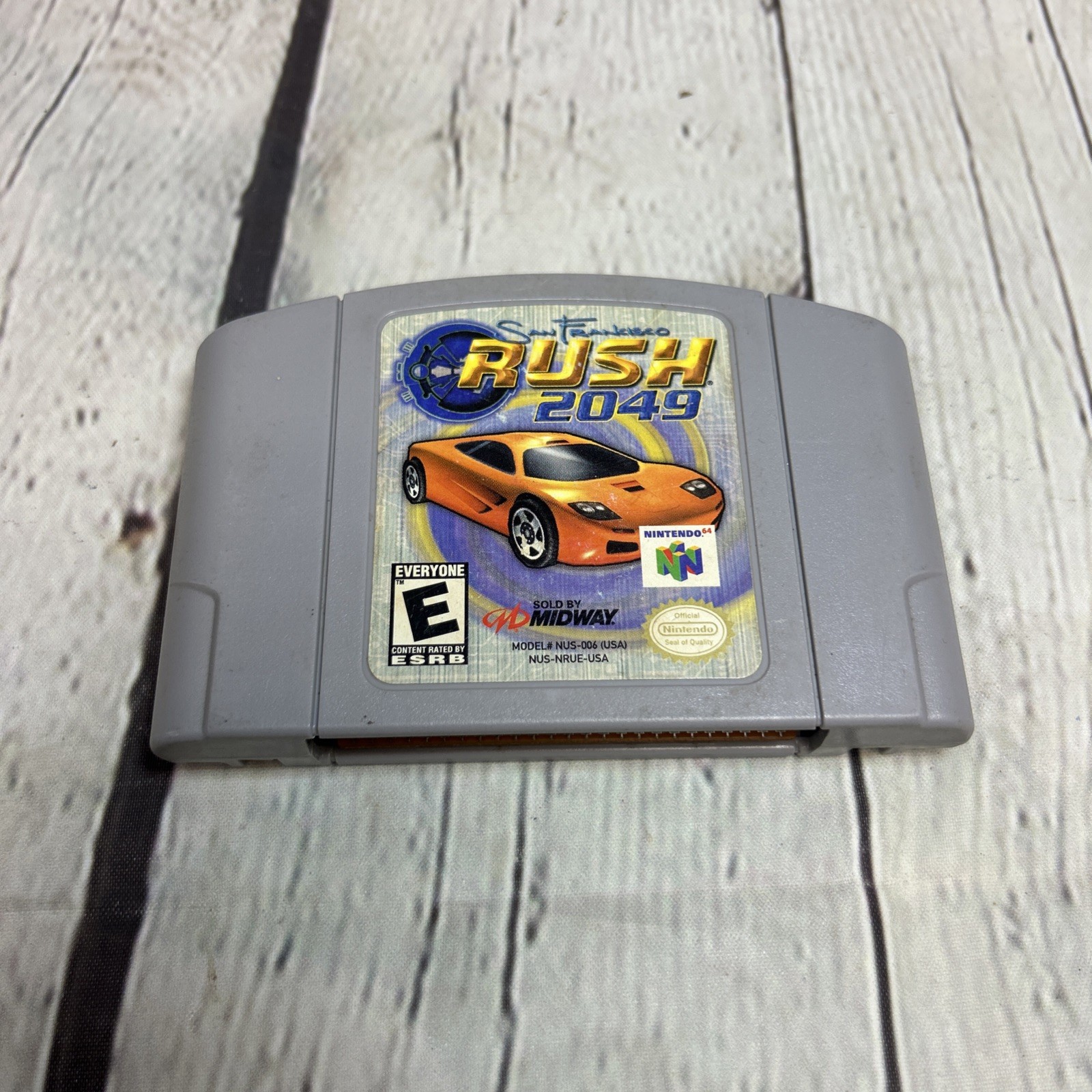 Rush 2049 (Nintendo 64) Game Cartridge Midway Multiplayer - Tested