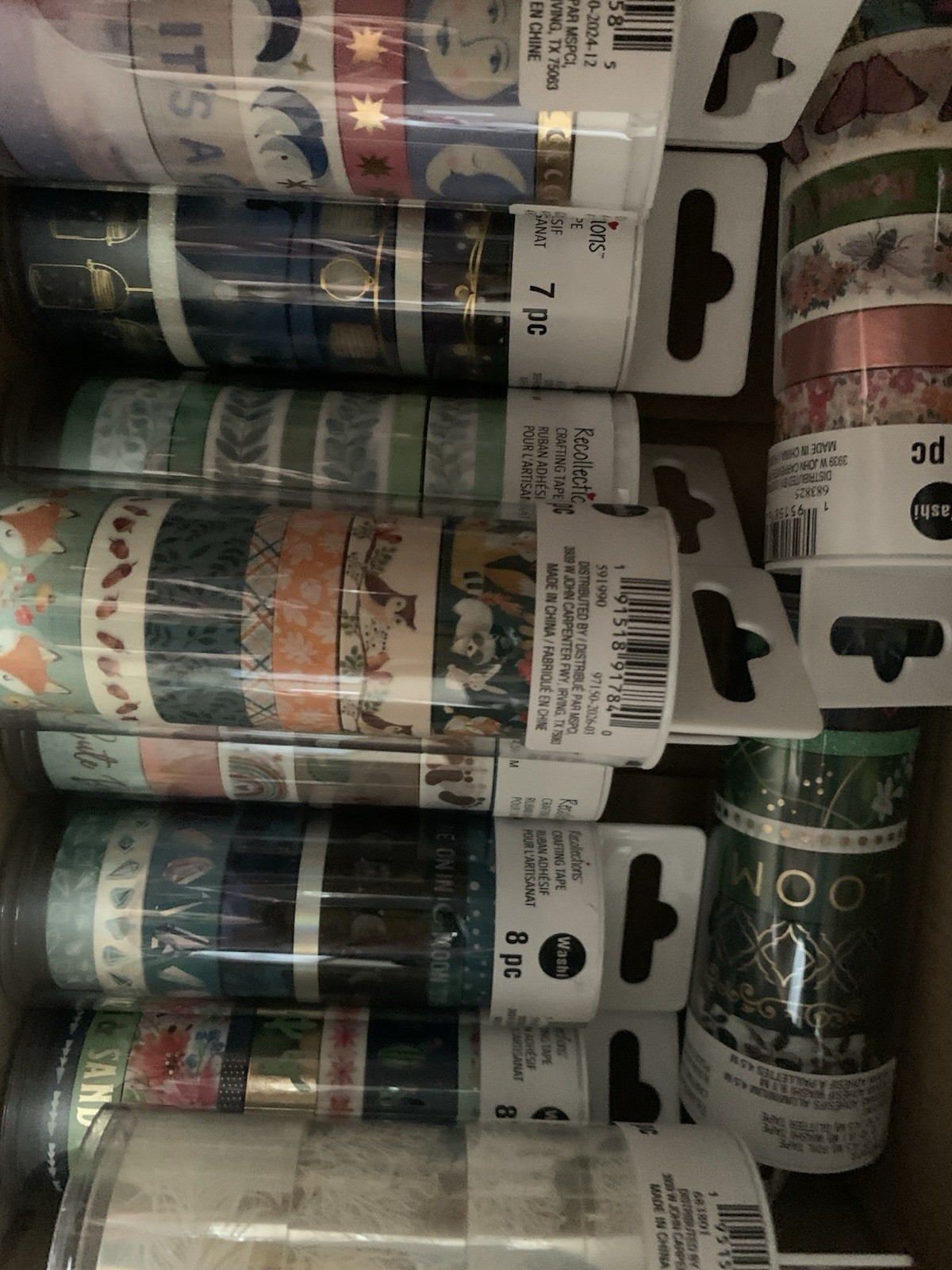 Recollections Washi Crafting Tape Lot Of 50pkgs Mixes Lot Recollections Washi Crafting Tape Lot Of 50pkgs Mixes Lot