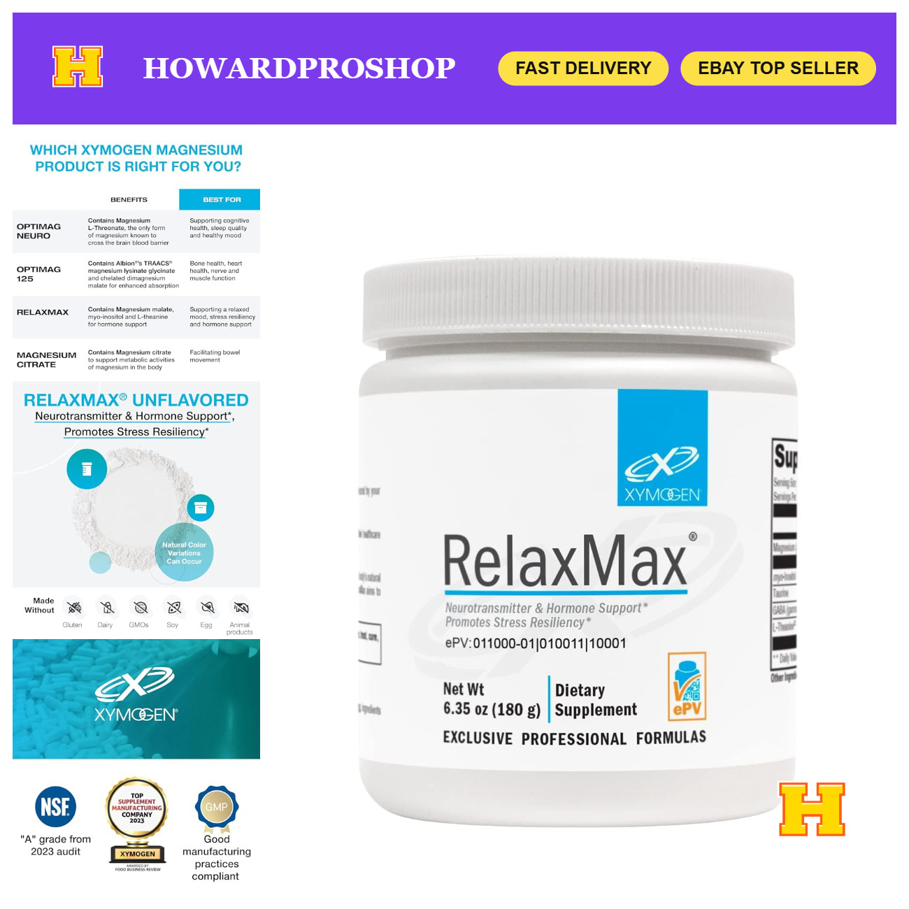 RelaxMax Unflavoured Supplement for Stress Relief, Mood Support & Relaxation RelaxMax Unflavoured Supplement for Stress Relief, Mood Support & Relaxation