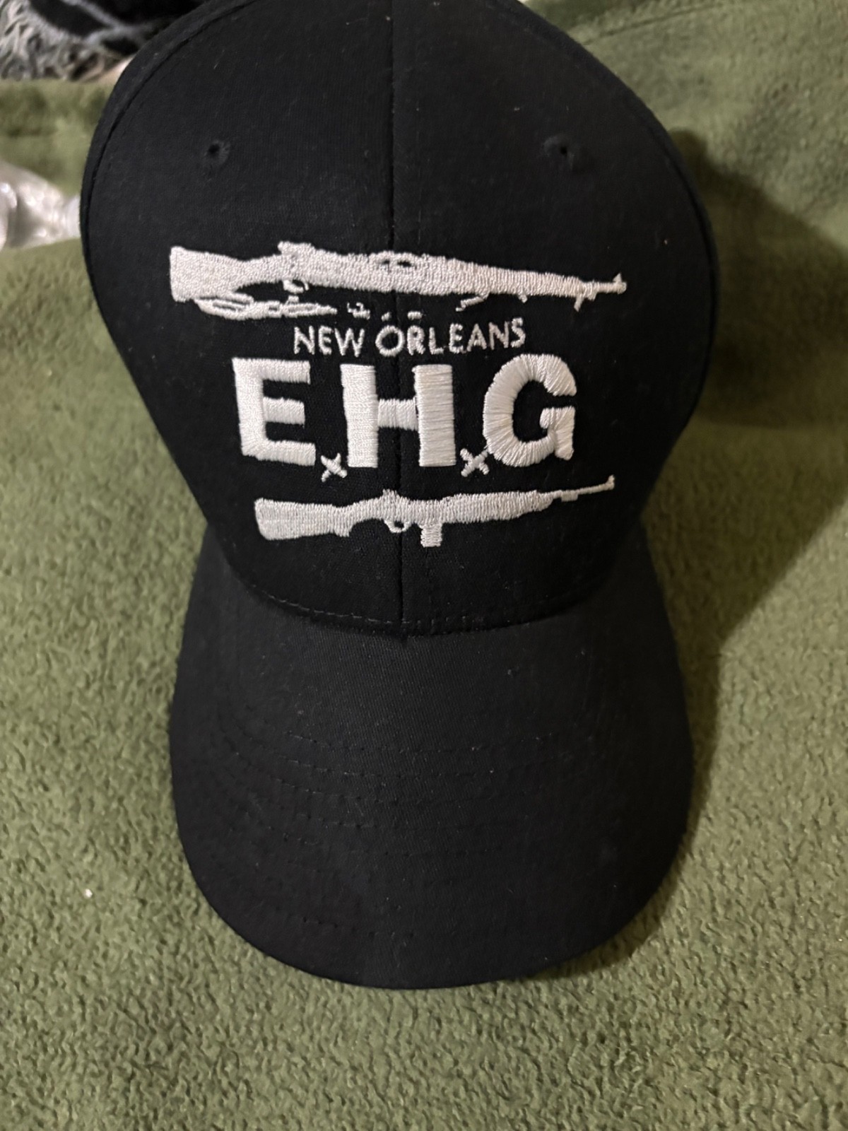 Eyehategod black baseball hat fitted XL/L flexfit A.C. Ehg D.R.I. Sludge hardcor