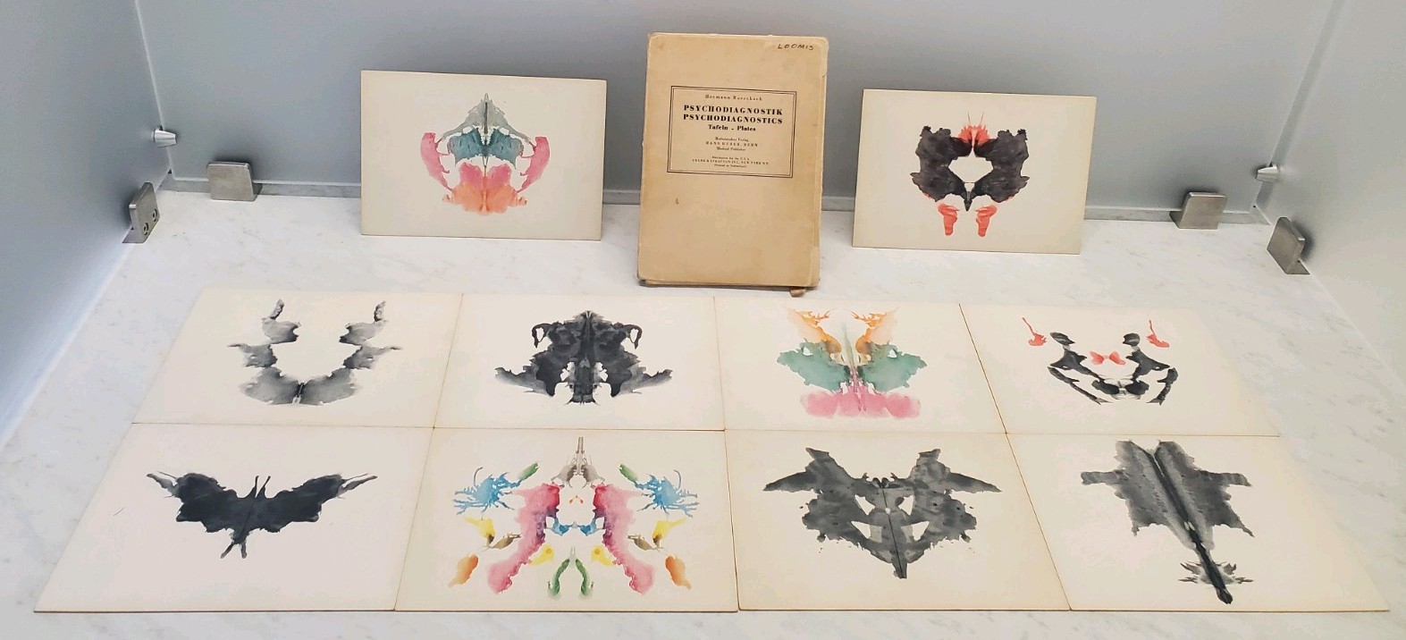 Vintage 1948 Hermann Rorschach Test Psychodiagnostics Tafeln Plates Huber Bern Vintage 1948 Hermann Rorschach Test Psychodiagnostics Tafeln Plates Huber Bern