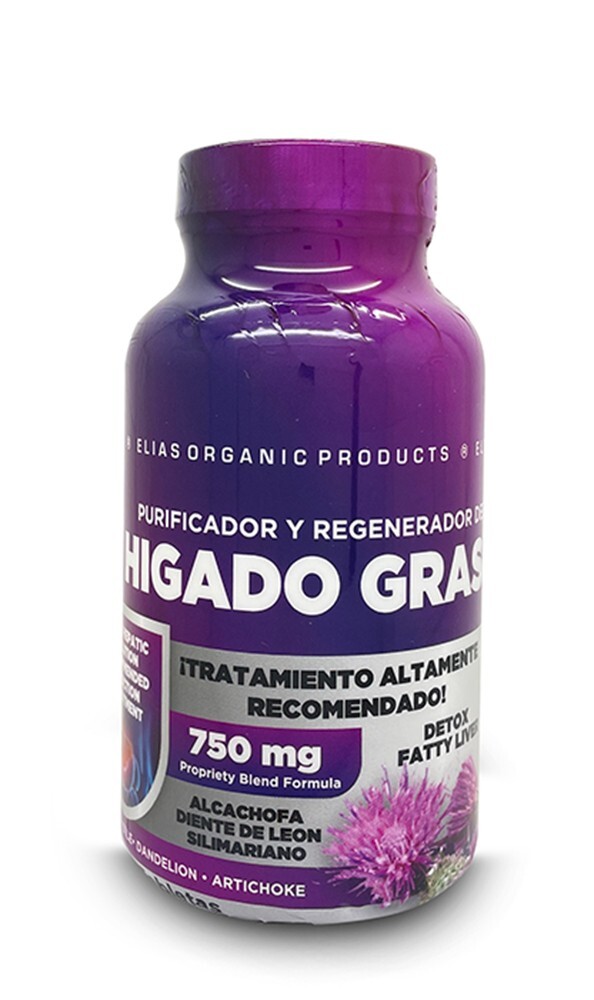 Elias Organic HIGADO GRASO 750mg 60 Tab Elias Organic HIGADO GRASO 750mg 60 Tab