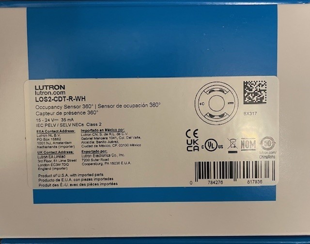 Lutron LOS2-CDT-R-WH Lutron LOS2-CDT-R-WH