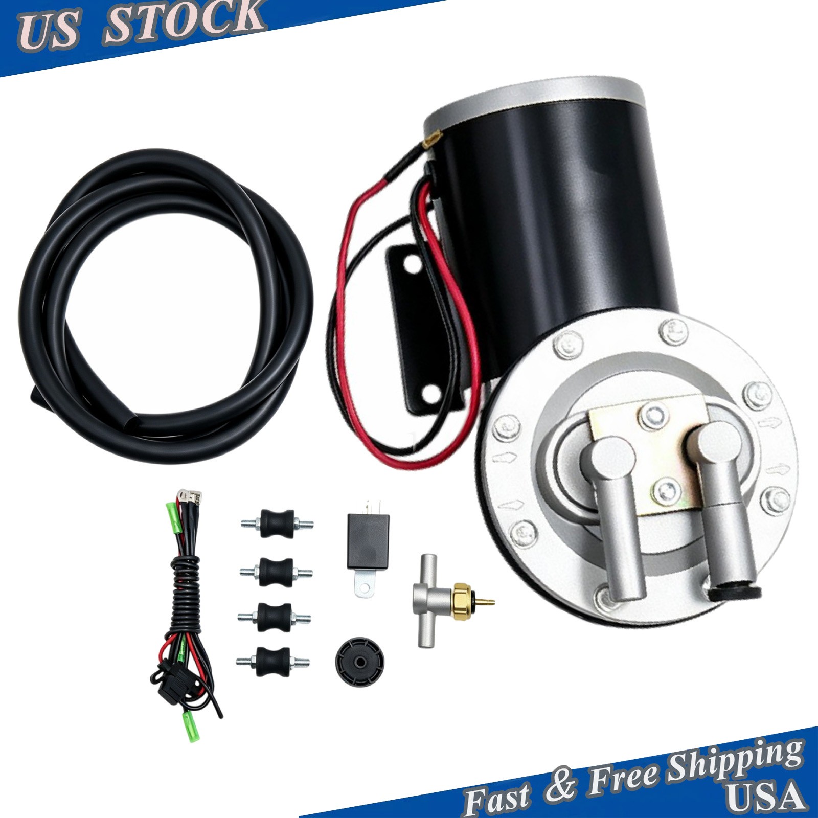 12V Electric Vacuum Pump Kit 28146 Fits for Brake Systems 18\
