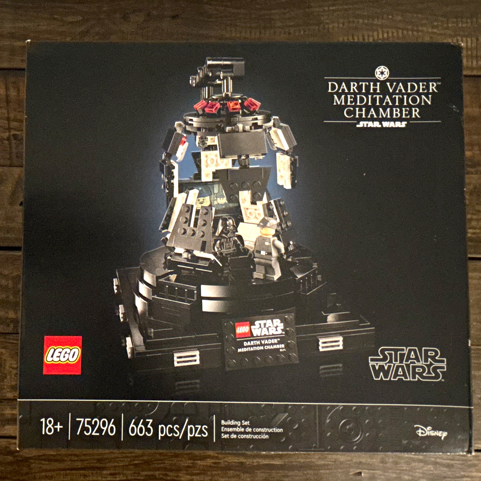 LEGO Star Wars 75296 Darth Vader Meditation Chamber 663pcs 18+ Box Set