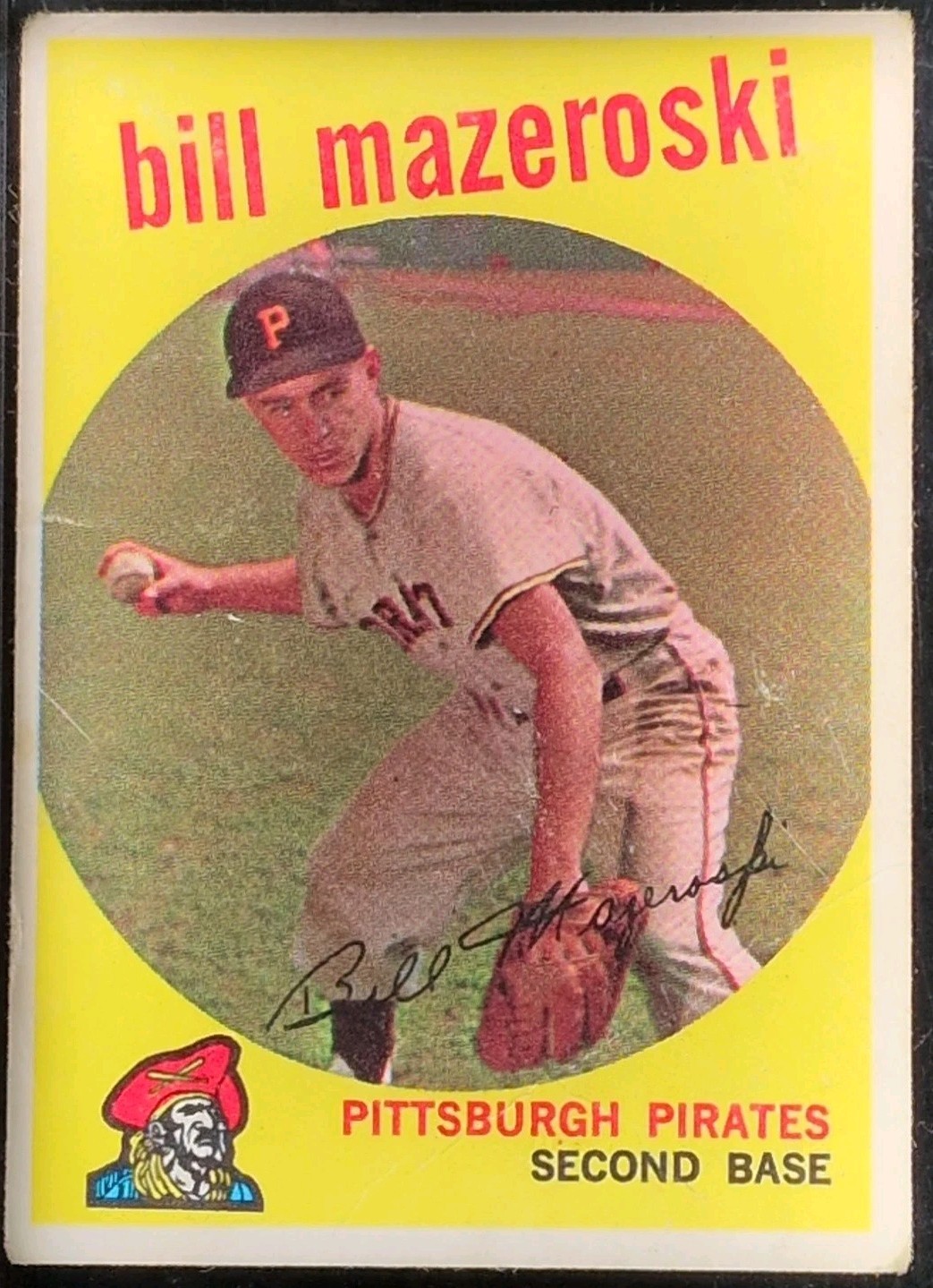 1959 Topps - Bill Mazeroski #415 1959 Topps - Bill Mazeroski #415