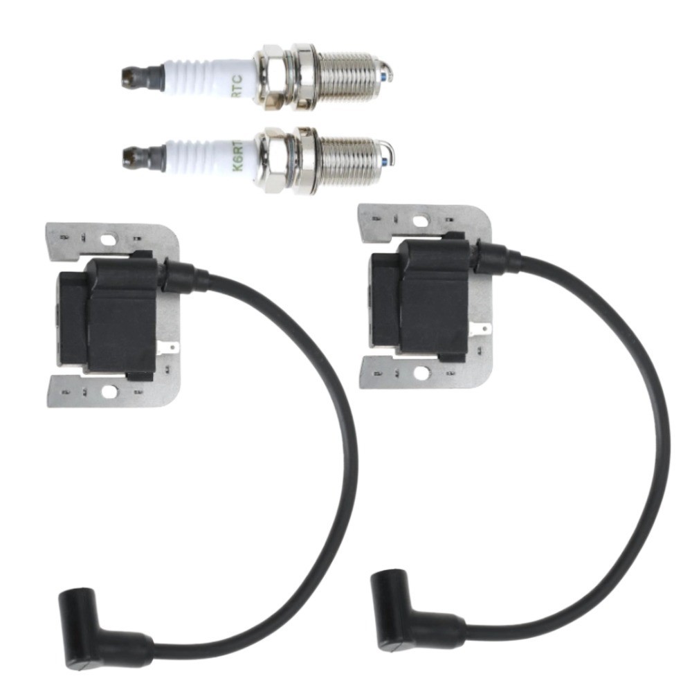 Ignition Coil with Spark Plugs for Kohler SV470 replace 20-584-03-S 20 584 01-S Ignition Coil with Spark Plugs for Kohler SV470 replace 20-584-03-S 20 584 01-S