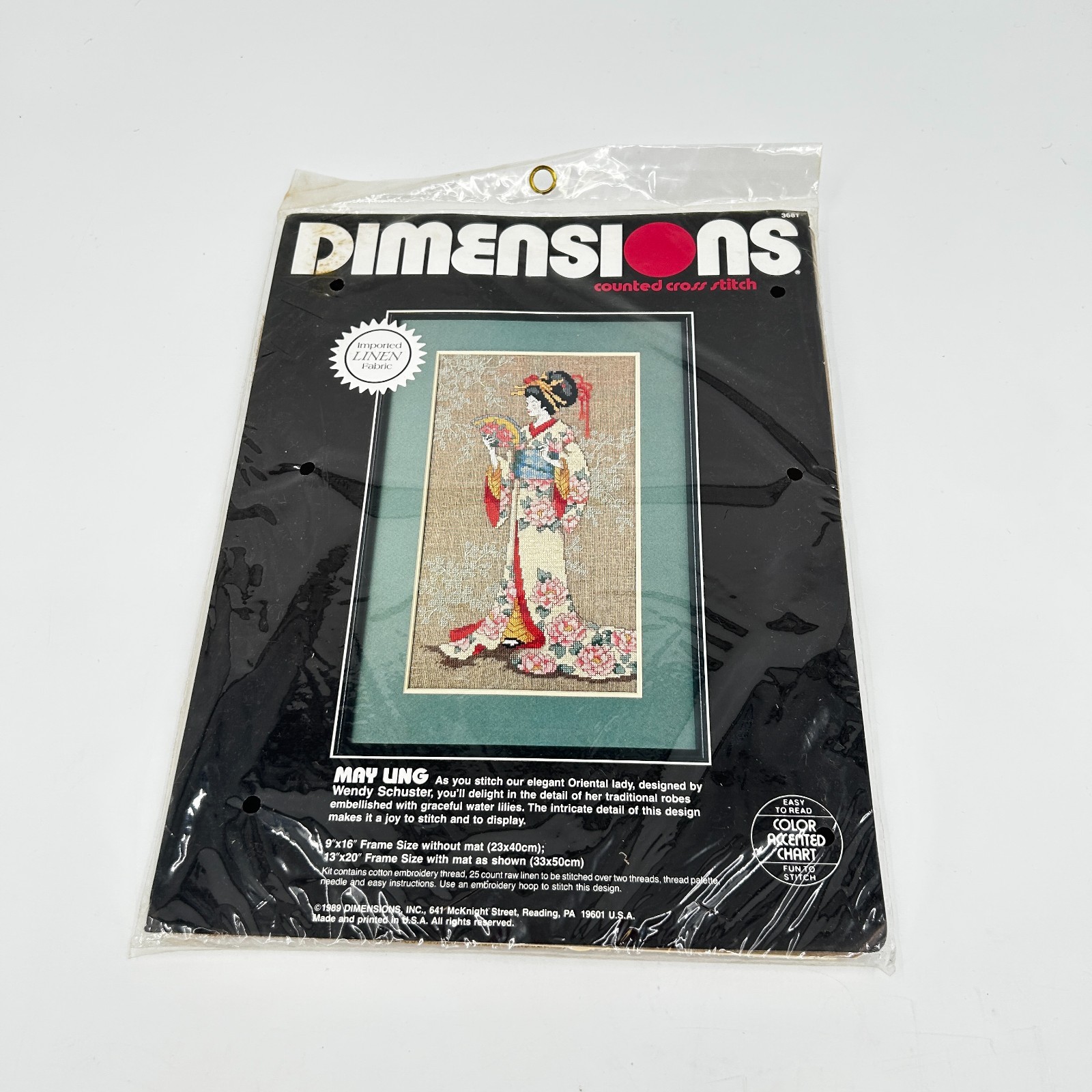 Dimensions Vintage May Ling Counted Cross Stitch Kit 3681 Wendy Schuster New Dimensions Vintage May Ling Counted Cross Stitch Kit 3681 Wendy Schuster New