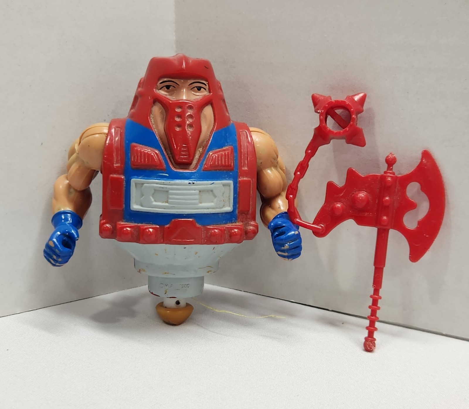 Vintage 1987 He-Man MOTU Rotar Action Figure - with 1 Weapon Vintage 1987 He-Man MOTU Rotar Action Figure - with 1 Weapon